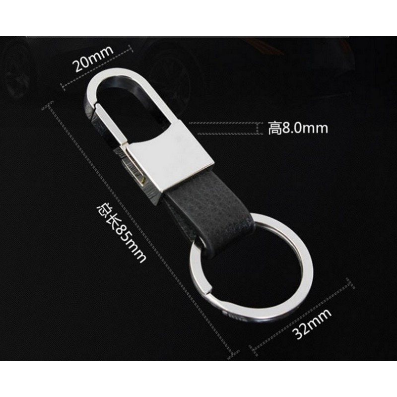 Advertising Car Key Chains Leather Keychain