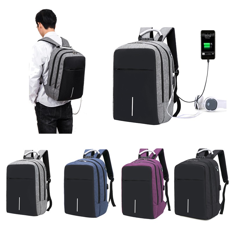 Anti Theft Laptop Backpack with USB Charging Port Anti Theft Laptop Backpack with USB Charging Port