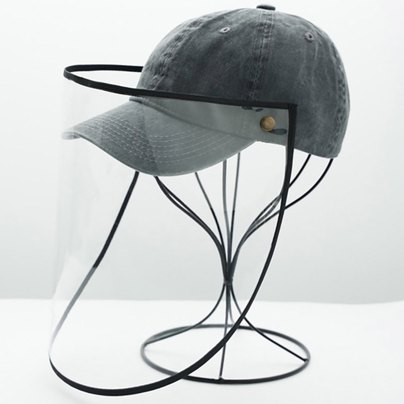 Baseball Cap With Face Shield