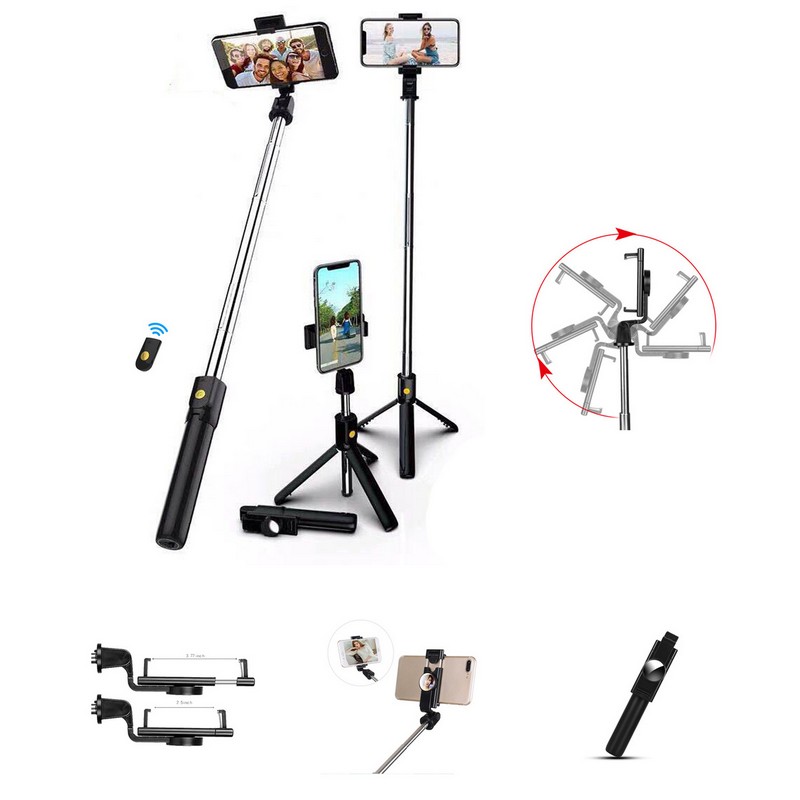 Bluetooth Tripod Selfie Stick Phone Stand