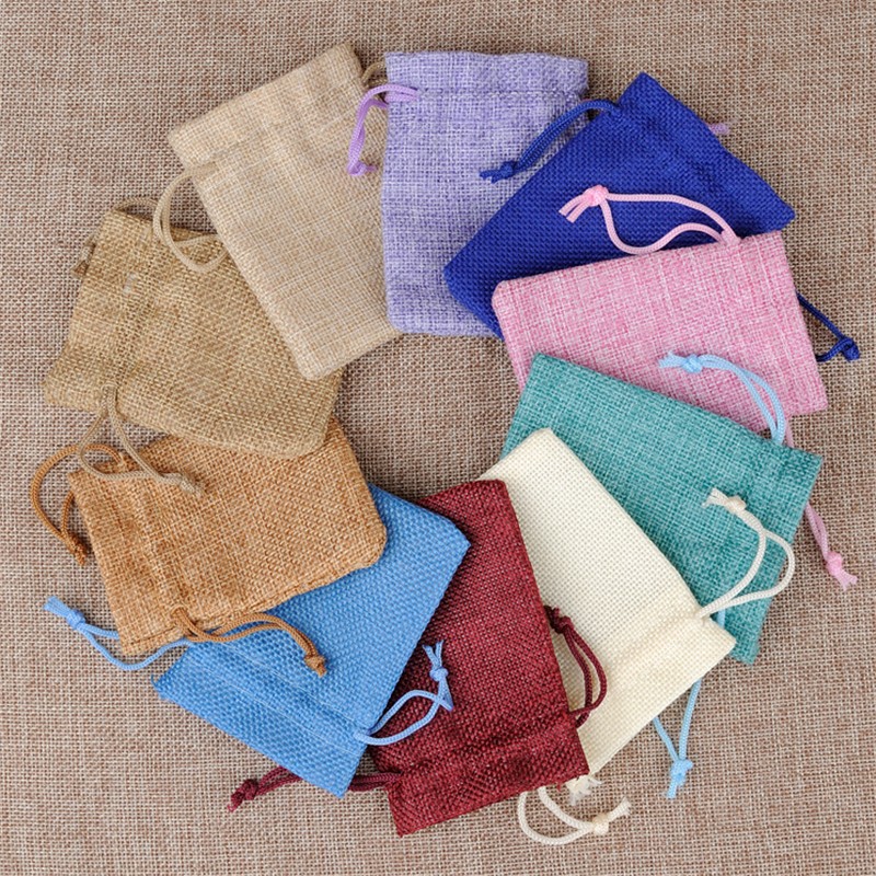 Burlap Sack Pouch