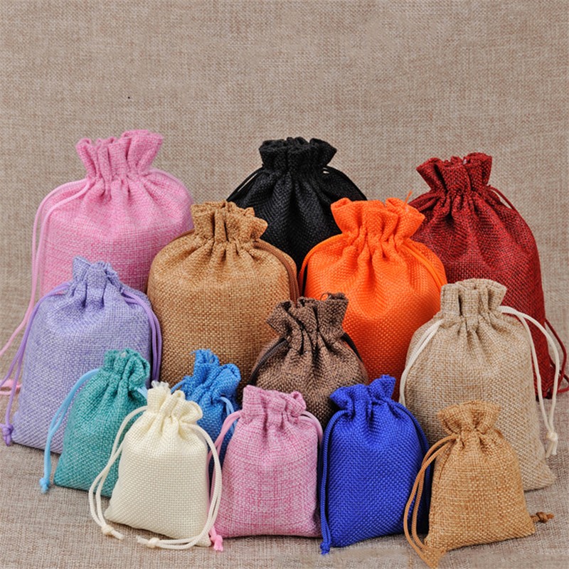 Burlap Sack Pouch