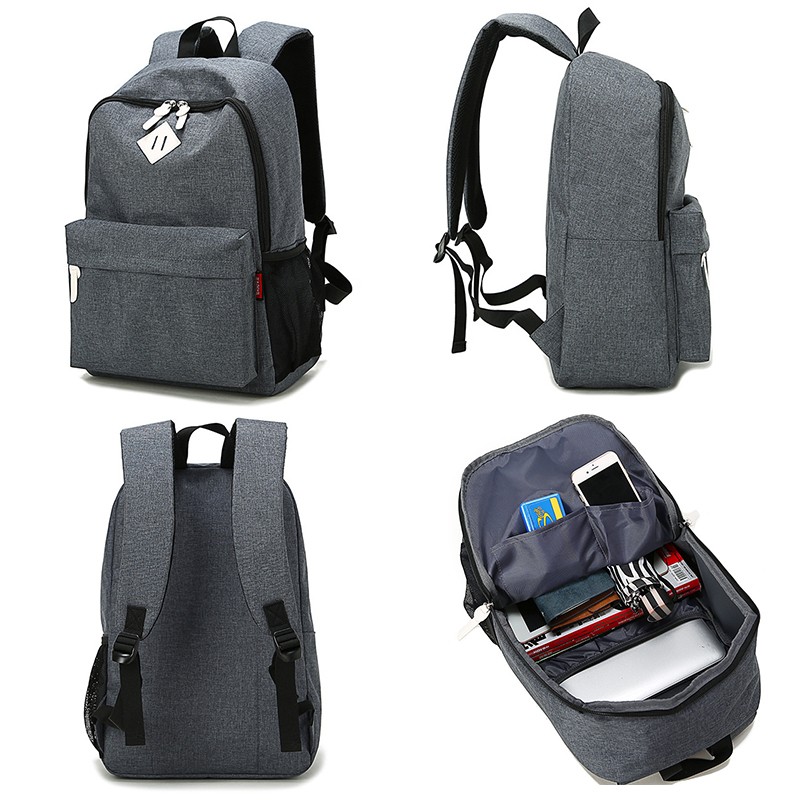 Canvas Backpack for School Travel Daypack