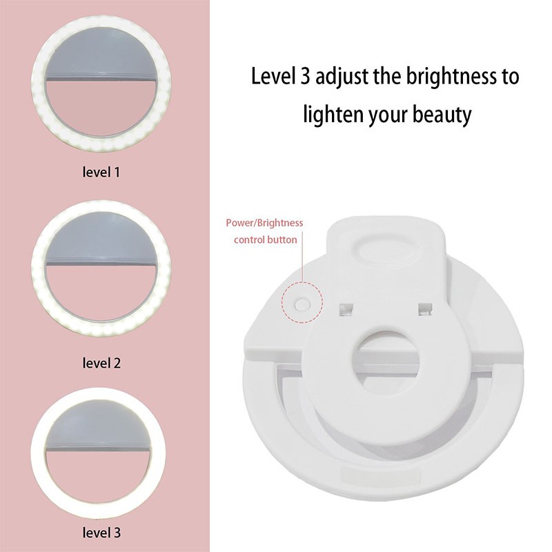 Clip-on Rechargable Selfie Light