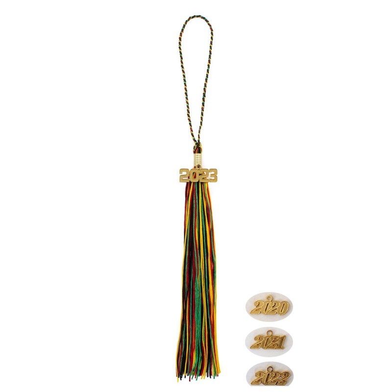 College Graduation Tassel with Gold Date Drop