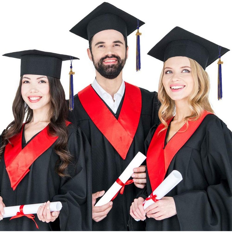 College Graduation Tassel with Gold Date Drop