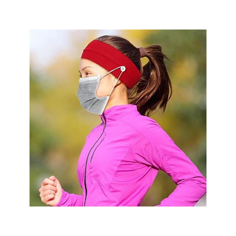 Cooling Button Headband Fask Mask Holder