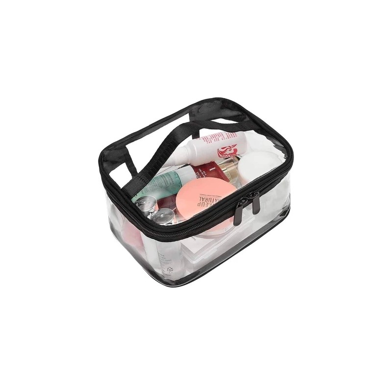 Cosmetic Toiletry Bag With Handle