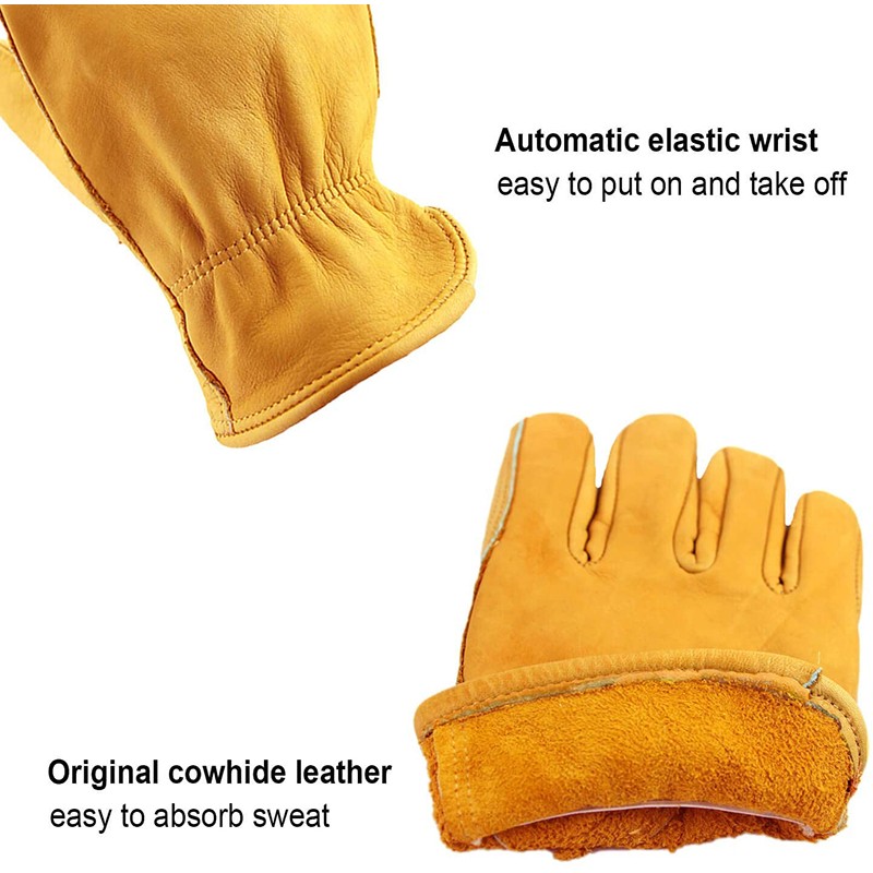Cowhide Leather Work Gloves
