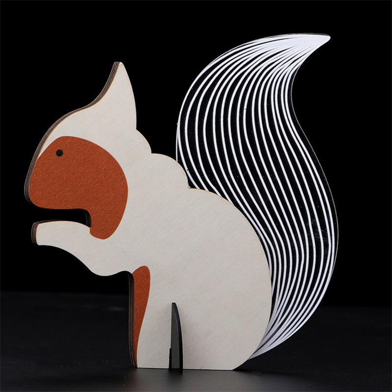 Creative Acrylic USB Night Light Wooden Animals