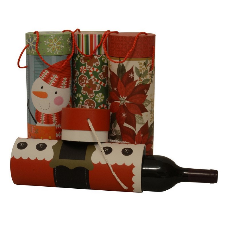 Custom Cardboard Wine Tube Holder Custom Cardboard Wine Tube Holder