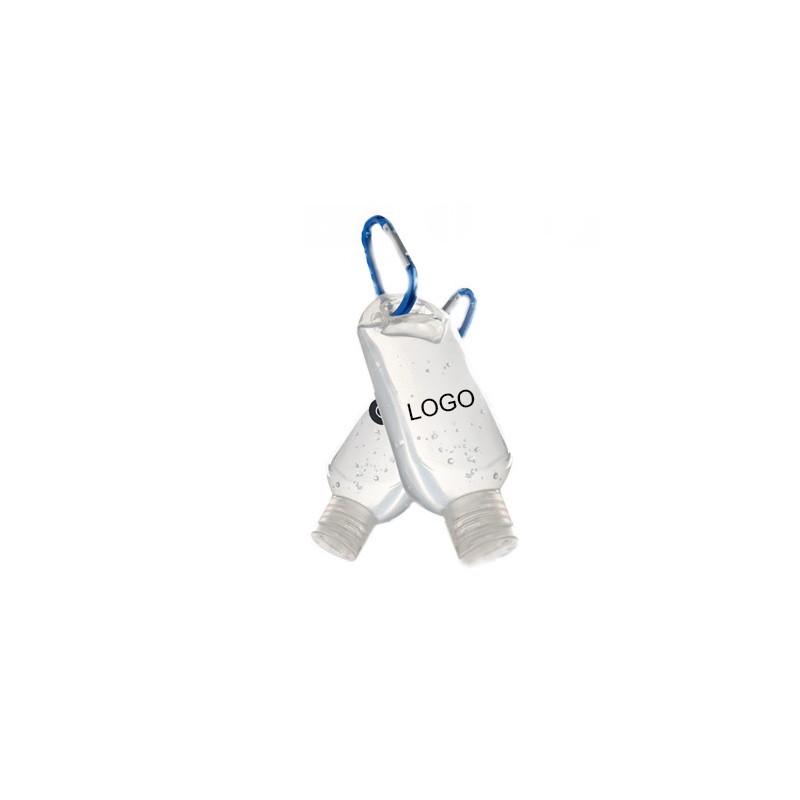 Custom Empty Hand Sanitizer Bottle With Carabiner