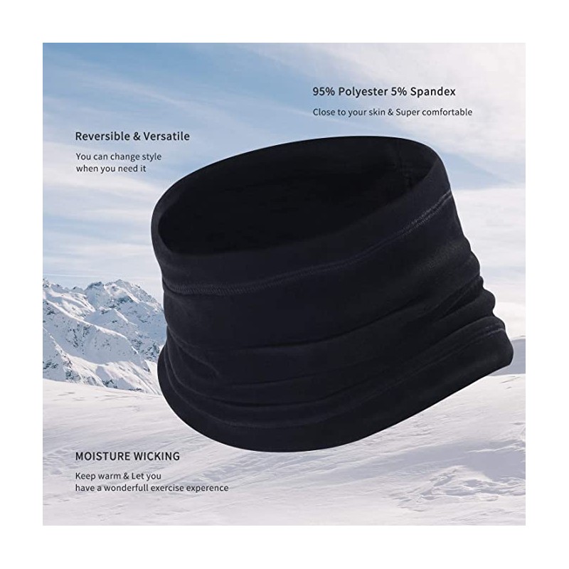 Custom Imprinted Neck Gaiter Fleece Ski Face Mask