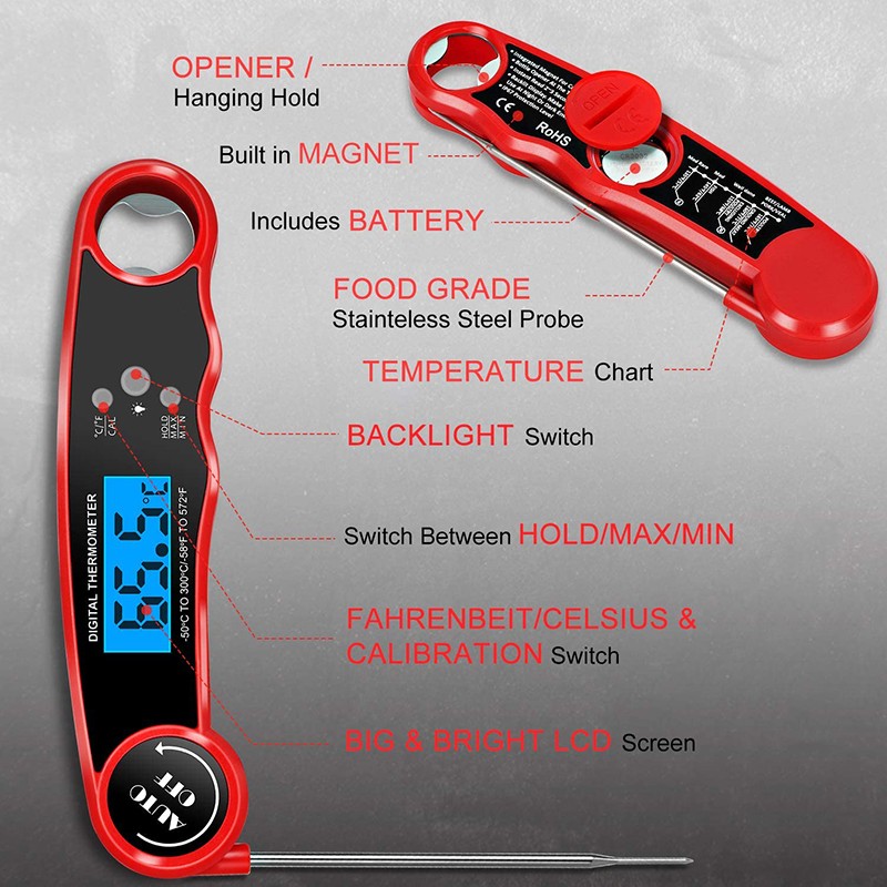 Digital Meat Thermometer for Cooking
