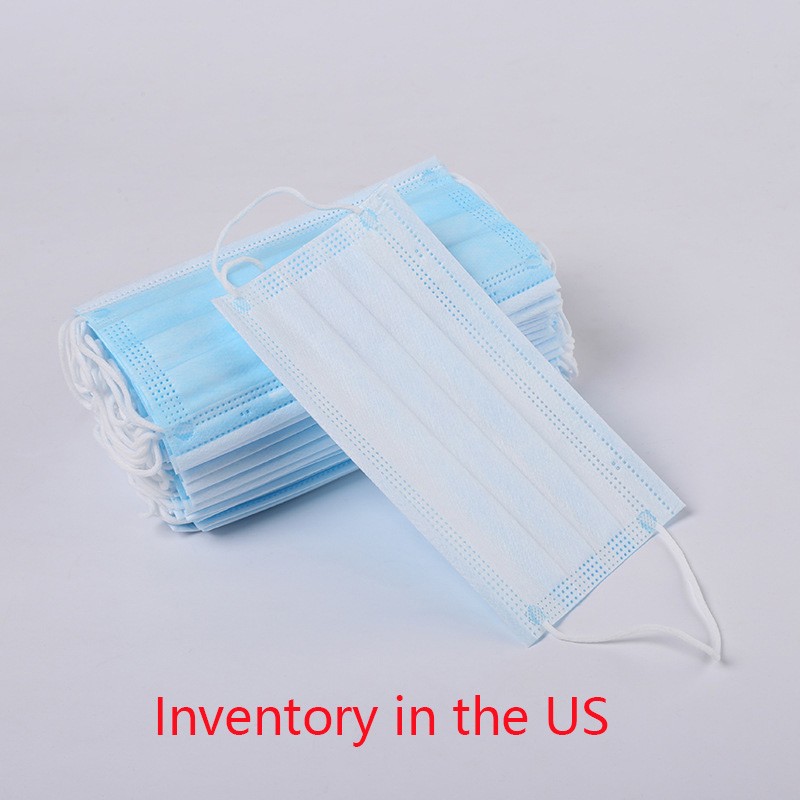 Disposable 3 Ply Face Masks (USA Stock) Disposable 3 Ply Face Masks (USA Stock)