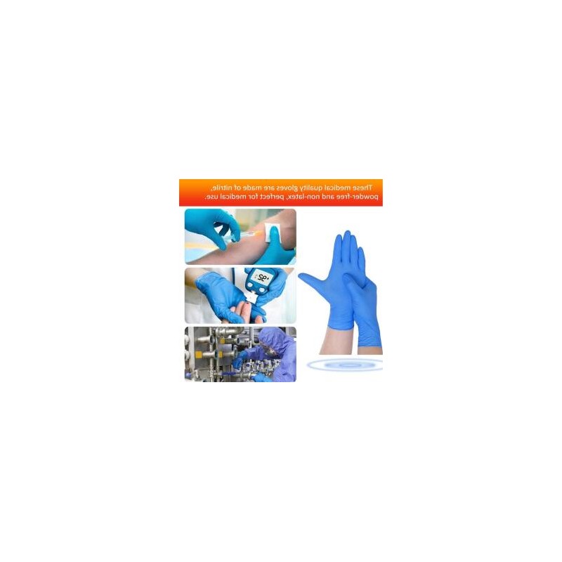 Disposable Nitrile Glove Powder Free Examination Gloves