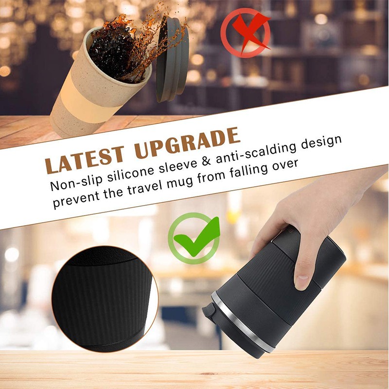 Double 304 Stainless Steel Leak Proof Coffee Tumbler