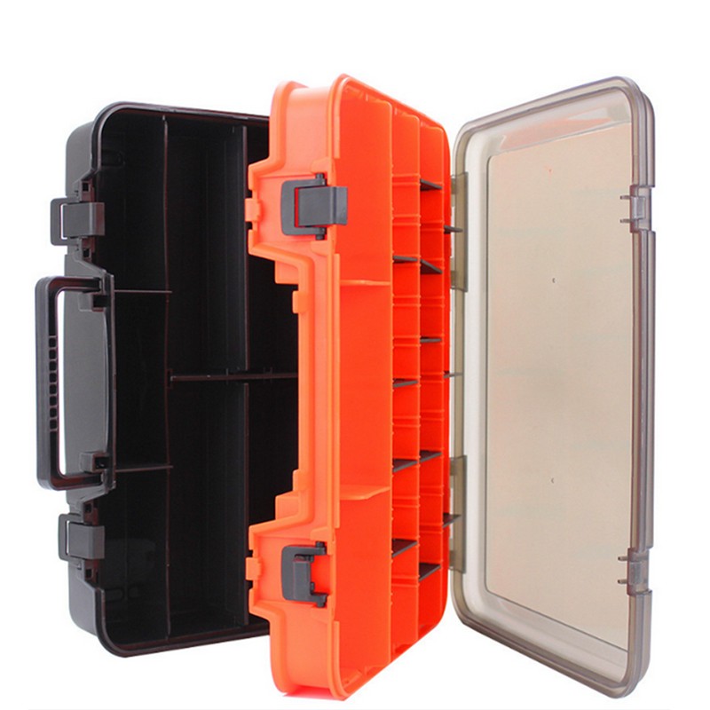 Double Sided Fishing Tackle Box Storage Box Double Sided Fishing Tackle Box Storage Box