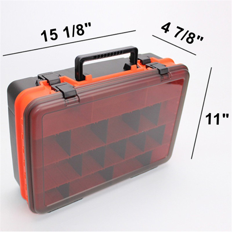 Double Sided Fishing Tackle Box Storage Box