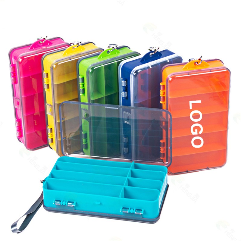 Double-sided Fishing Tackle Storage Box- 13 Compartments Double-sided Fishing Tackle Storage Box- 13 Compartments