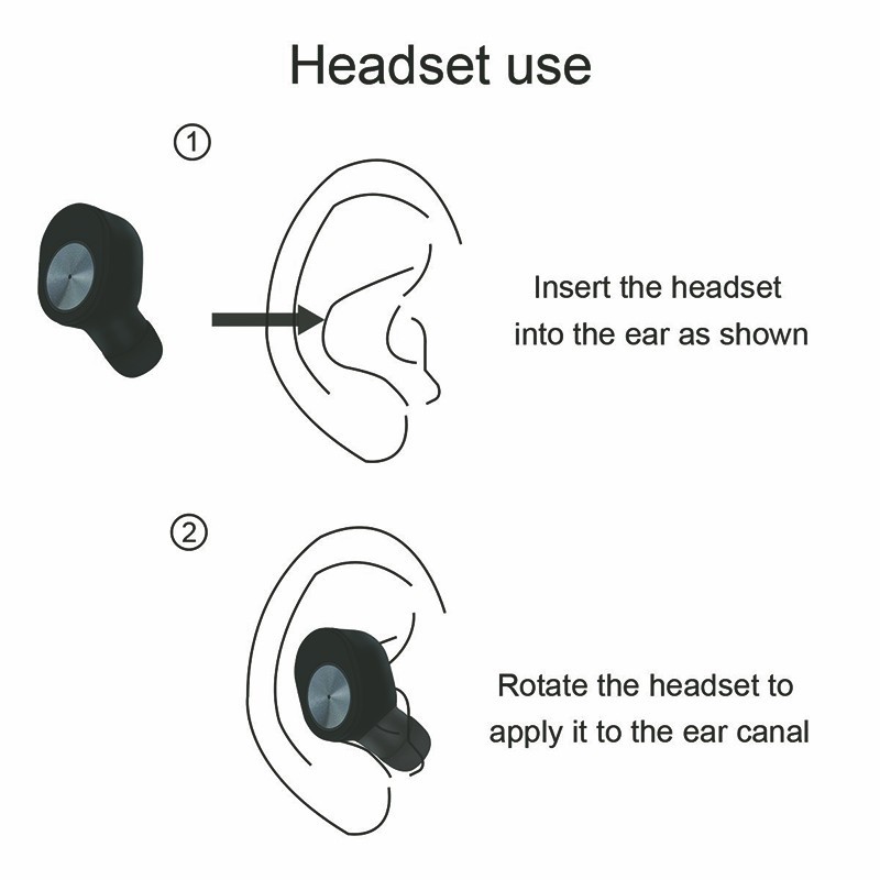 Dual Wireless Stereo Ear buds with Charging Case