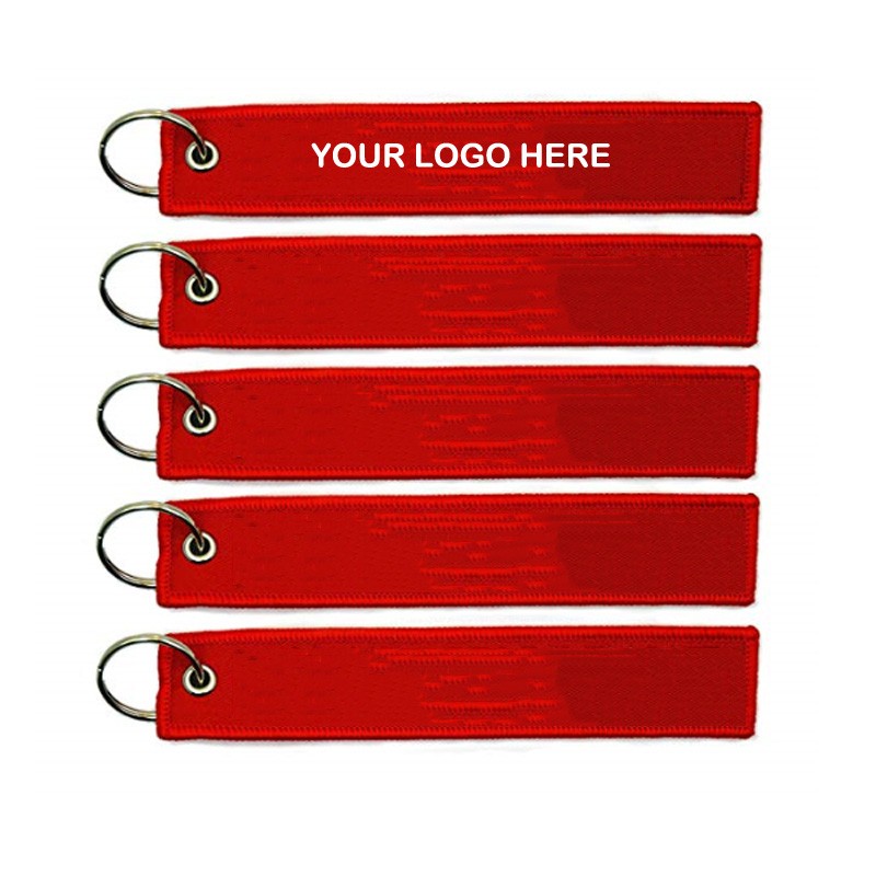Embroidered Key Tag