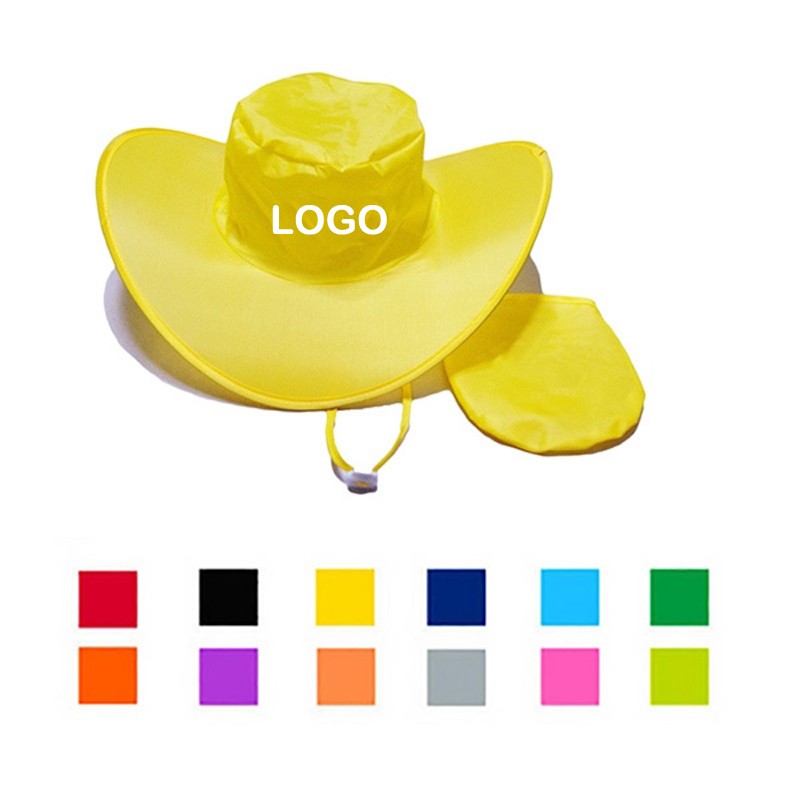 Foldable Cowboy Hat with Storage Pouch Foldable Cowboy Hat with Storage Pouch
