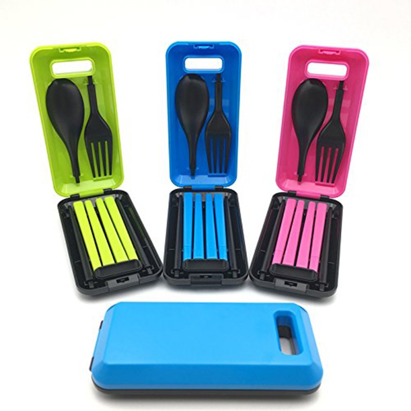 Foldable Portable Cutlery Picnic Tableware Set