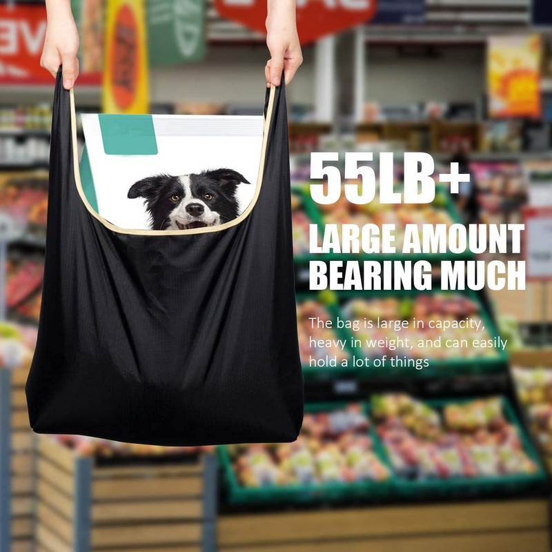 Folding Reusable Grocery Tote Bags