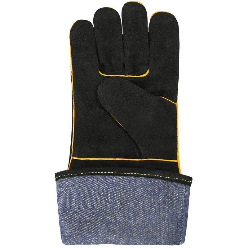 Heat resistant Cow Split Leather BBQ GlovesHeat Resistant Cow Split Leather BBQ Gloves