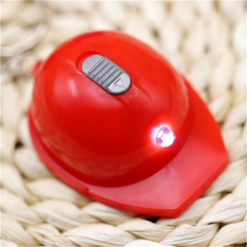 Helmet Flashlight Bottle Opener With Keychain