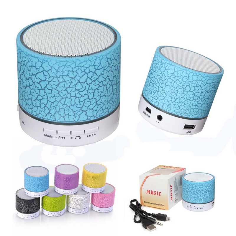 LED Big Crack Bluetooth Speaker Mini Wireless Speaker Plays
