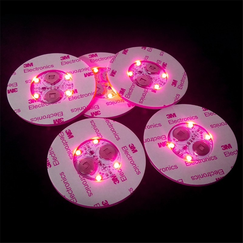 LED Coaster Sticker for Drinks
