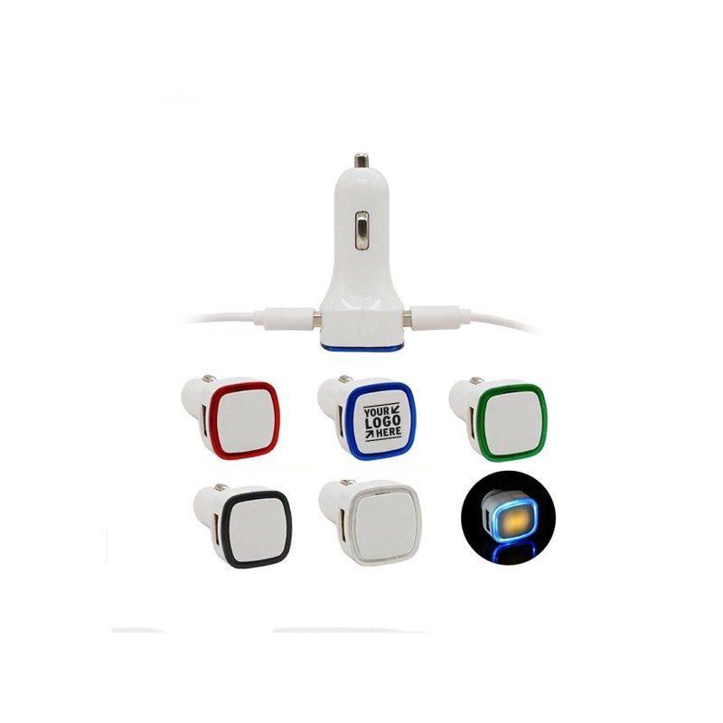 LED Dual USB Car Charger LED Dual USB Car Charger