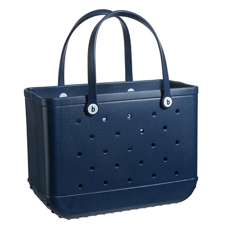 Large EVA Beach Bag With 12 Pcs Cartoon Buckles As Gift