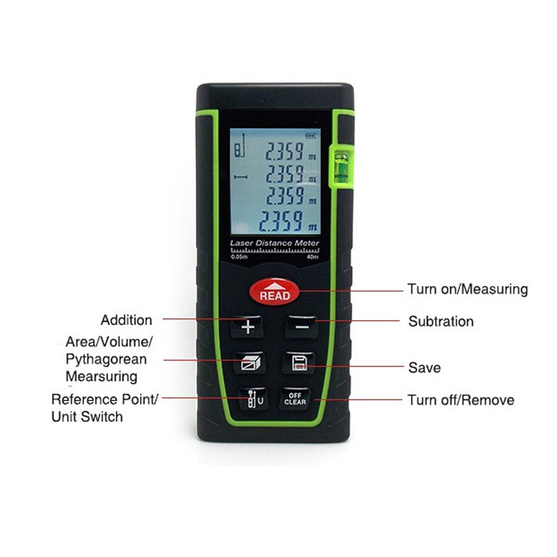 Laser Distance Measurer - 60 Meters