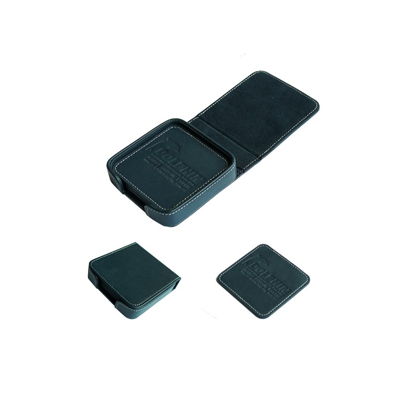 Leather Coaster Set