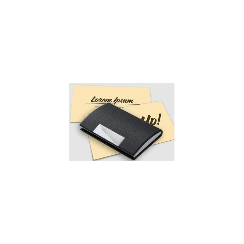 Leatherette Business Card Case