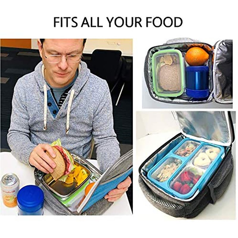 Lunch Box for Kids Teens Insulated Bag for School w/Work