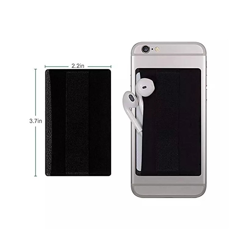 Lycra Cell Phone Card Holder With Elastic Spandex Band