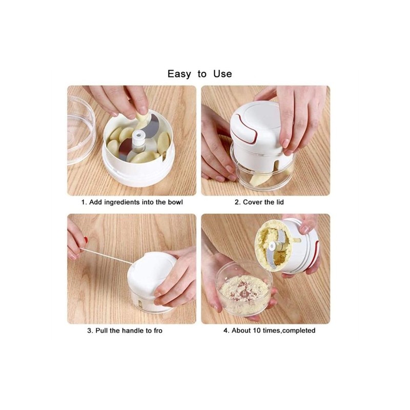 Manual Garlic Chopper,Mini Manual Food Chopper