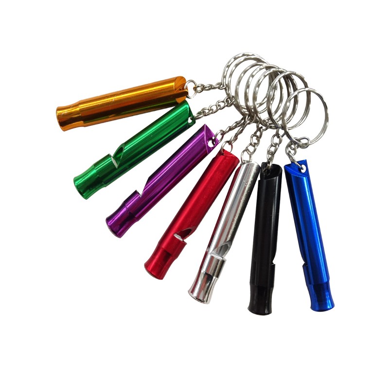 Metal Whistle Keychain Metal Whistle Keychain