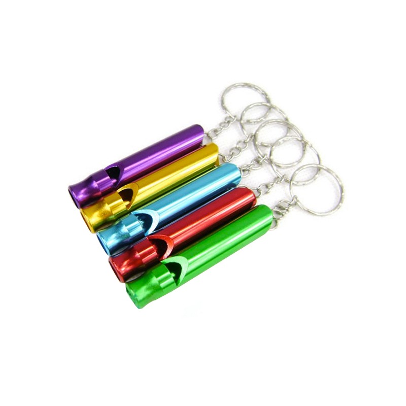 Metal Whistle Keychain