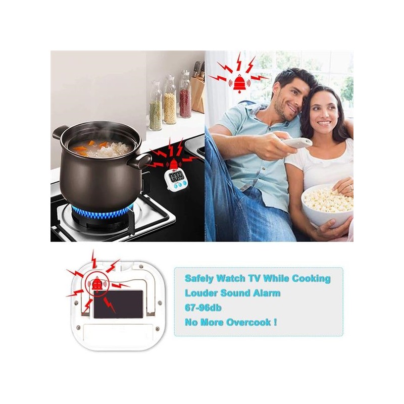 Mini LCD Digital Kitchen Countdown Timer