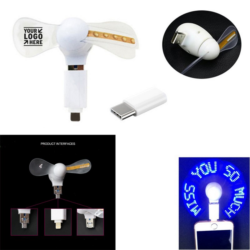 Mini Portable USB Cell Phone Led Fan Mini Portable USB Cell Phone Led Fan