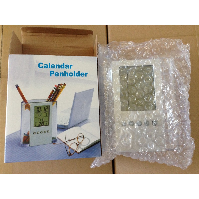 Multifunctional Perpetual Calendar Pen Clock