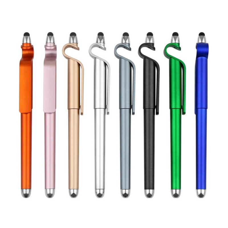 Multifunctional Plastic Pen With Touch Screen Stylus