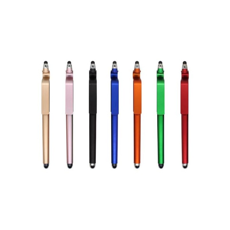 Multifunctional Plastic Pen With Touch Screen Stylus