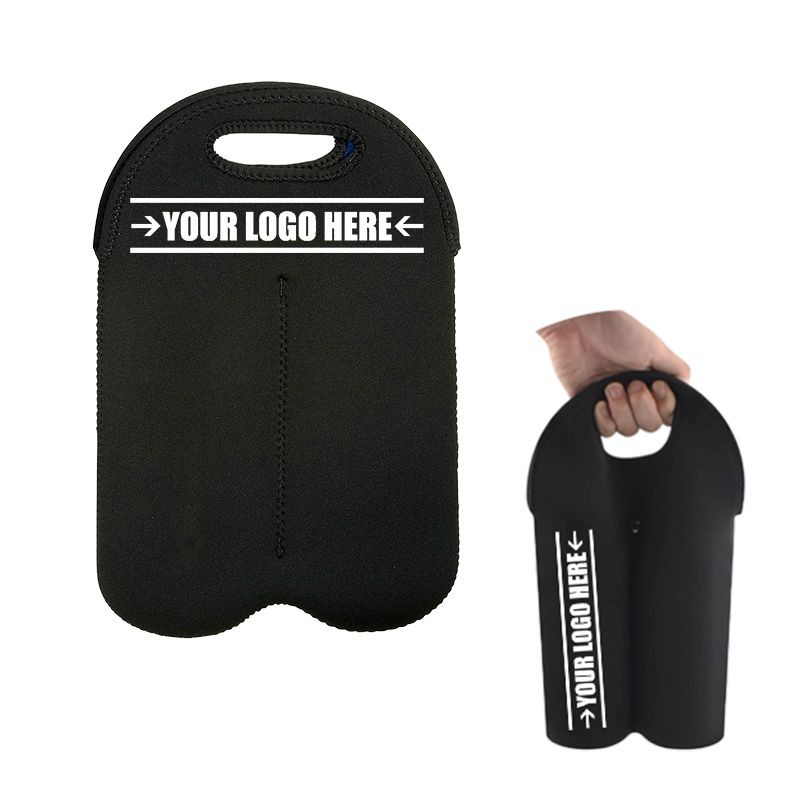 Neoprene Double Wine Tote Cooler Bag Neoprene Double Wine Tote Cooler Bag