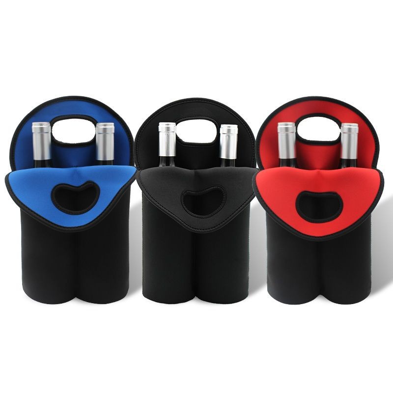 Neoprene Double Wine Tote Cooler Bag